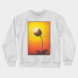 Bloom in Beautiful Orange Sunset Crewneck Sweatshirt